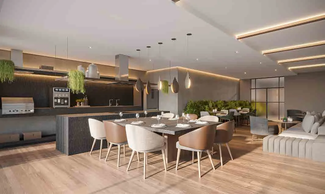 Espaço gourmet do empreendimento