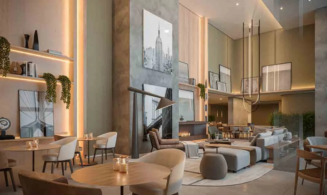 The Lounge com ambientes integrados