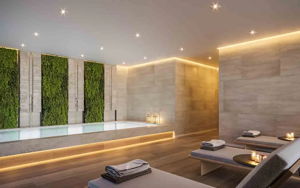 Spa com hidromassagem